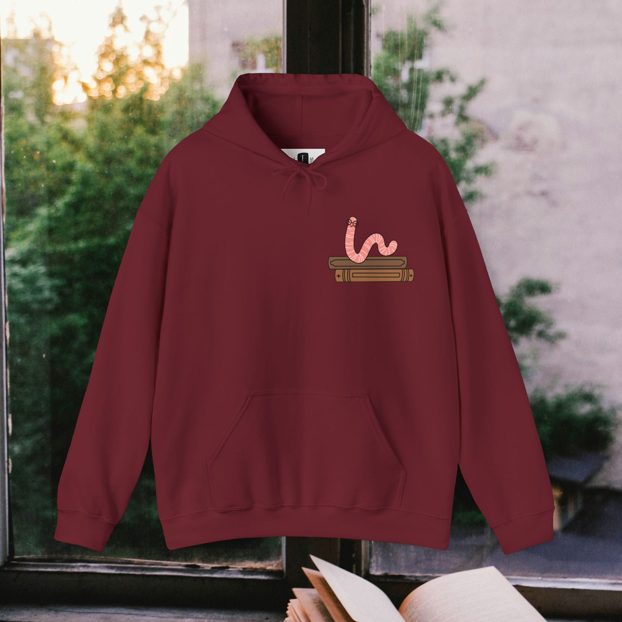 Funny Bookworm Hoodie - "Sorry, I'm Booked" Unisex Heavy Blend Sweatshirt