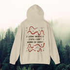 Worm Lover's Unisex Hoodie - If Loving Worms is Stupid I Don't Wanna Be Smart