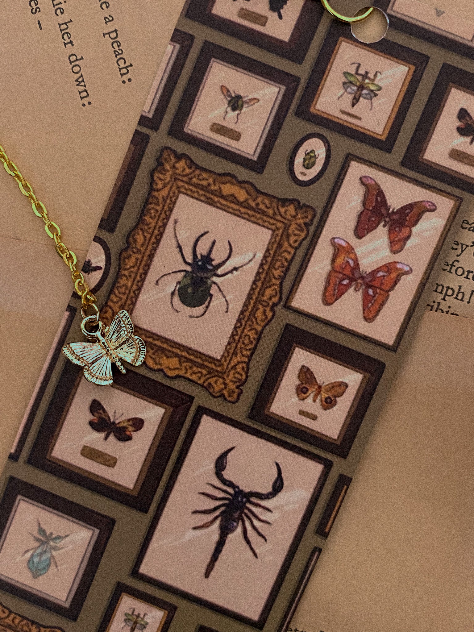 Bug Wall - Chain Bookmark