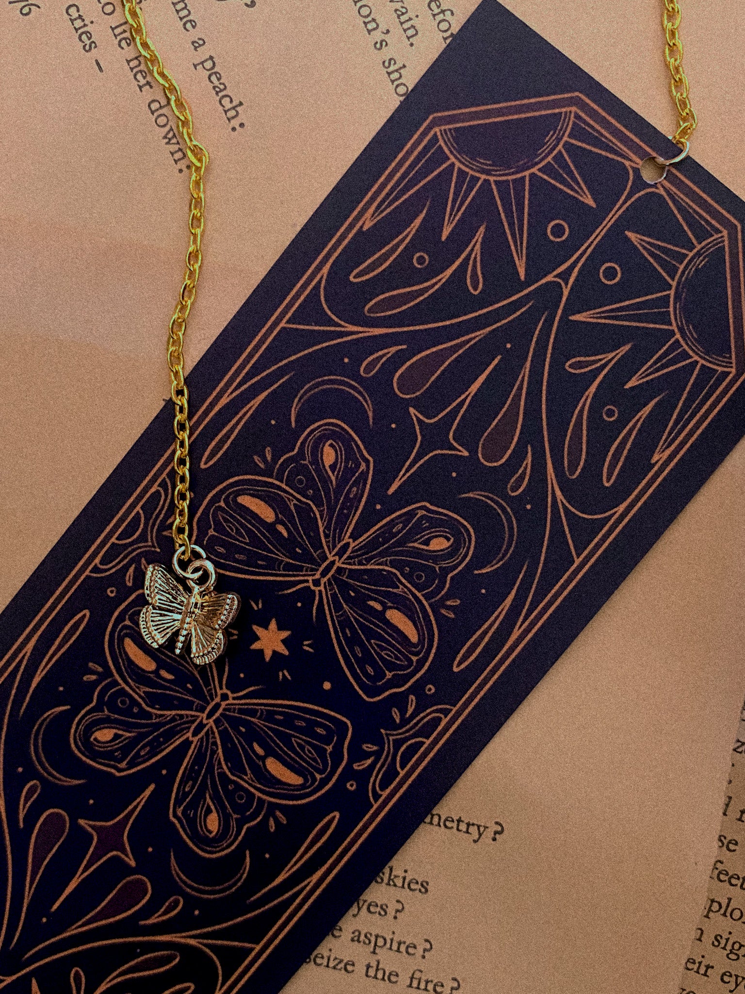 Butterfly Celestial - Chain Bookmark