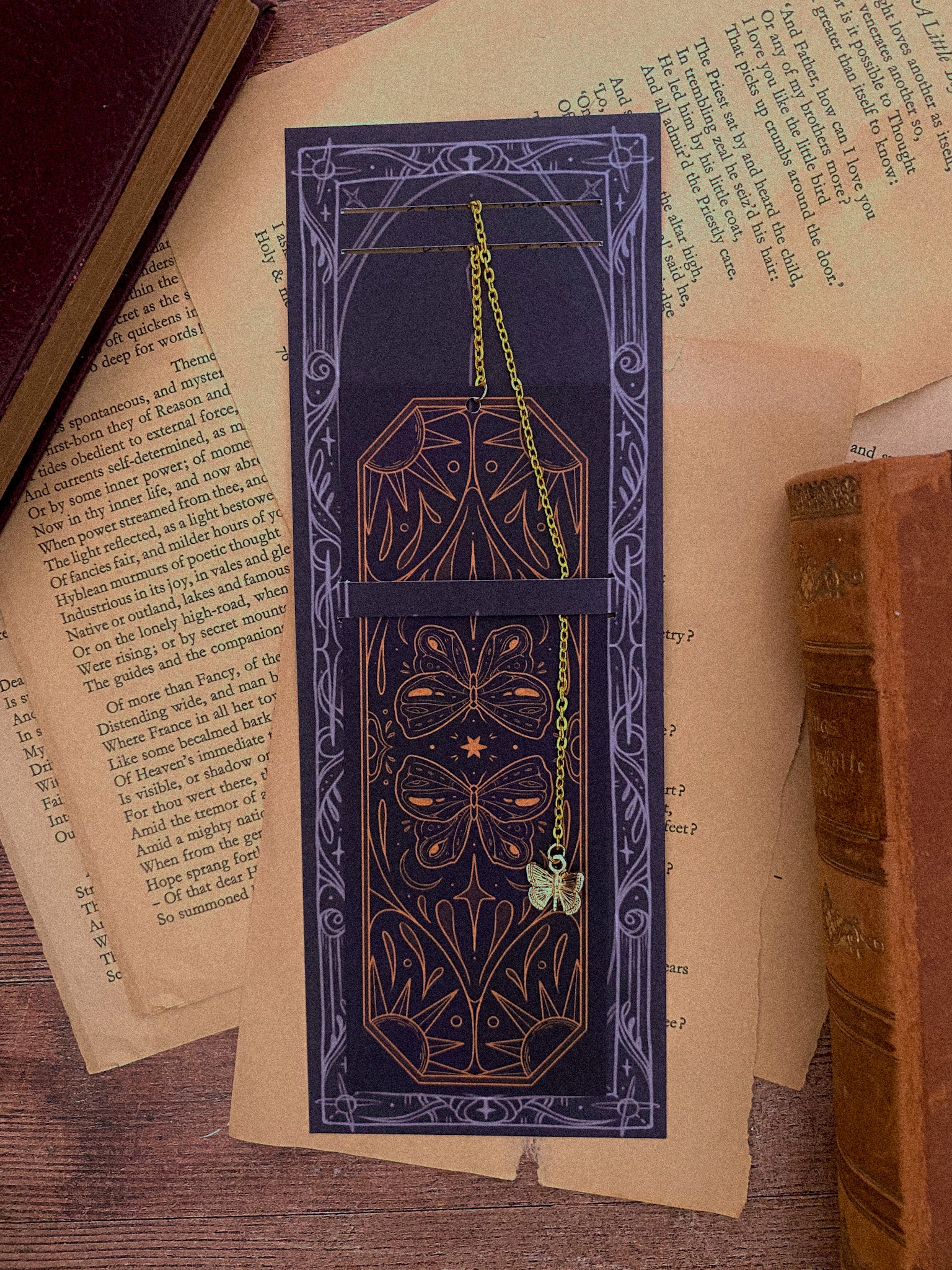 Butterfly Celestial - Chain Bookmark