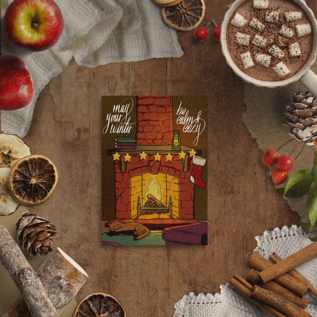 Calm & Cozy Winter, Christmas Card