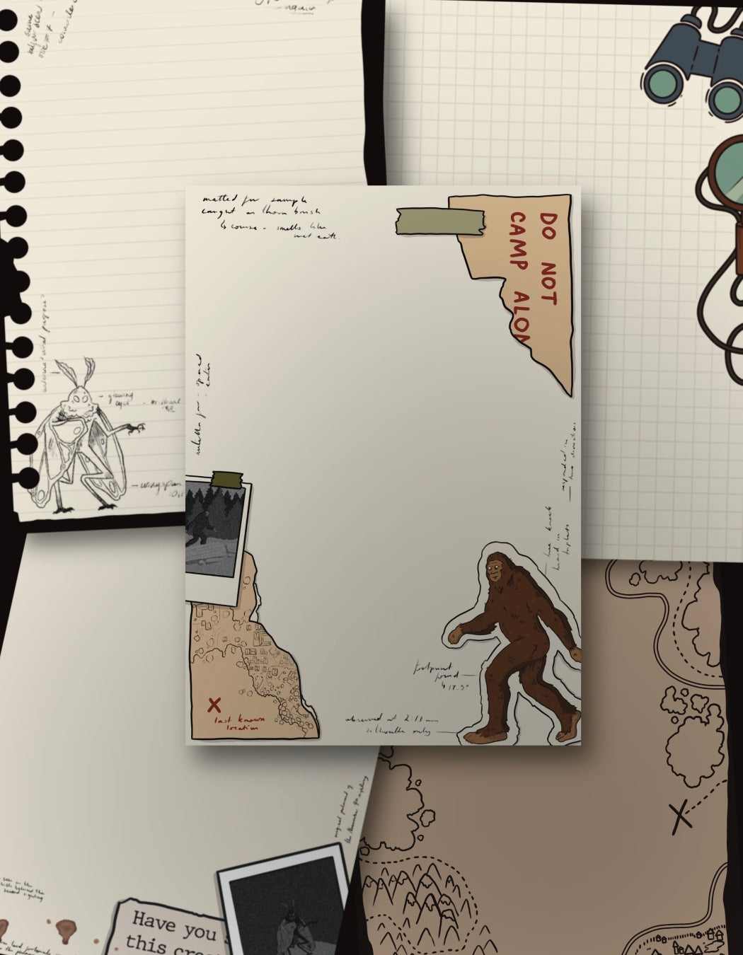 Cryptozoologist Writing Papers