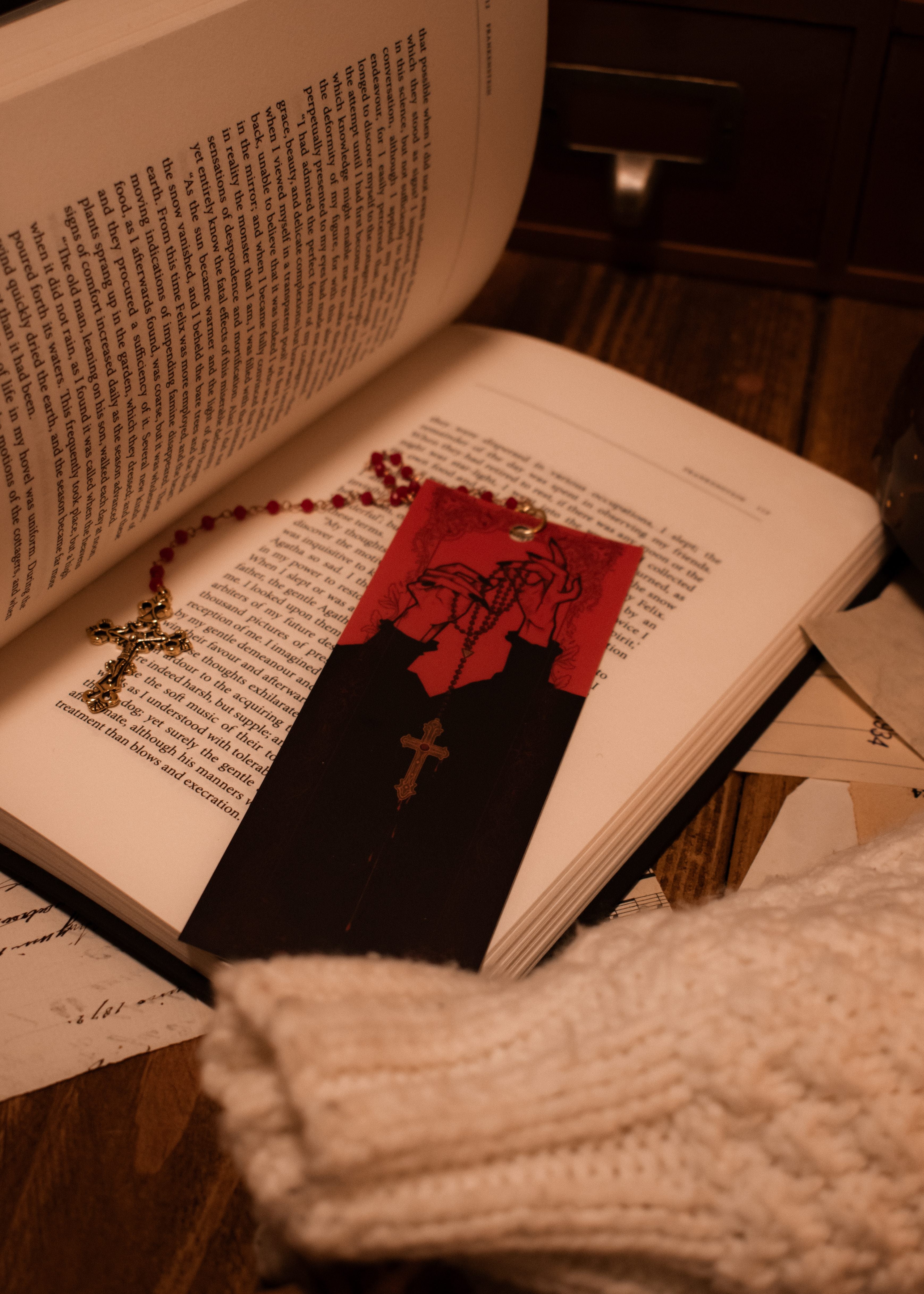 Rosary Bookmark - Deluxe Chain Bookmark