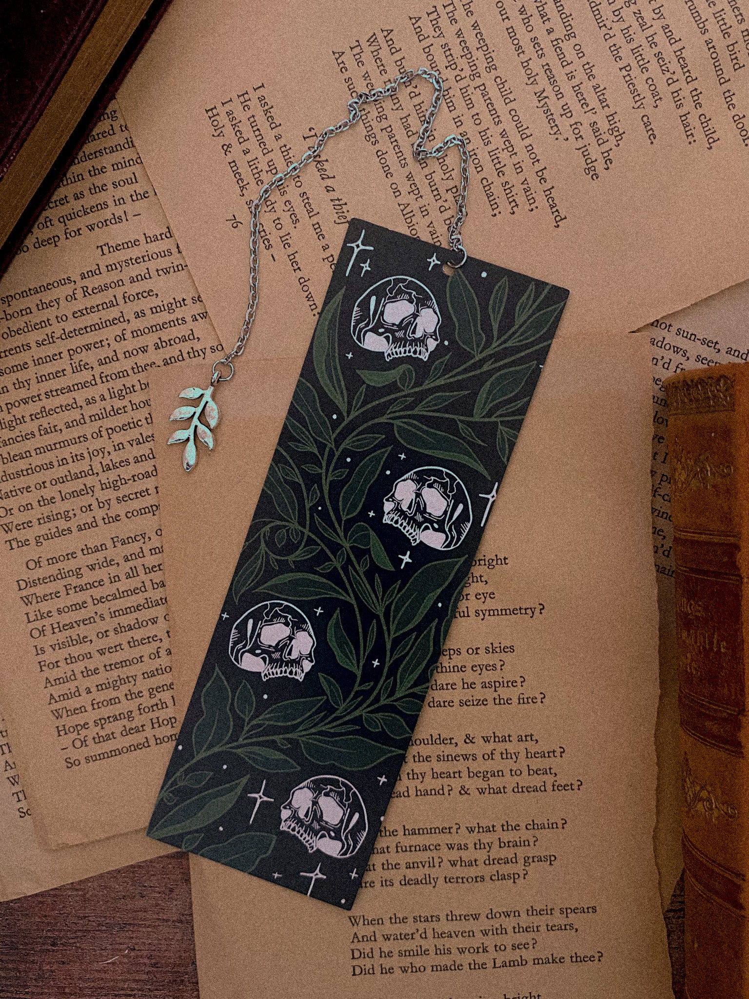 Dark Skull, Chain Bookmark