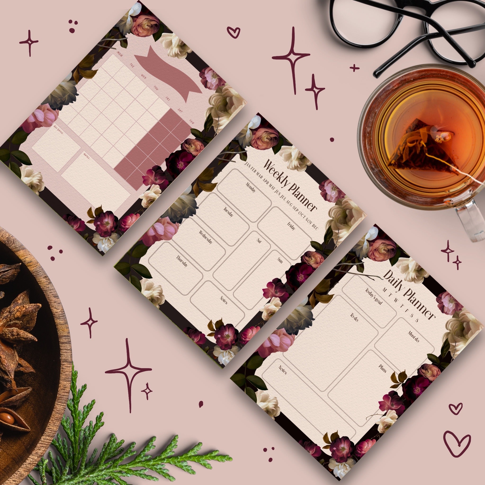 Dark Romance Planner Bundle