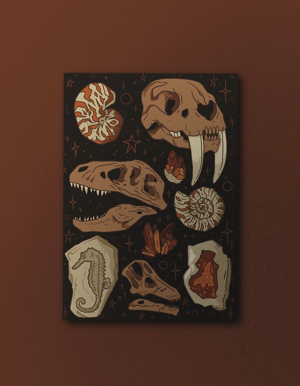 Fossils and Rocks - Softcover Notebook