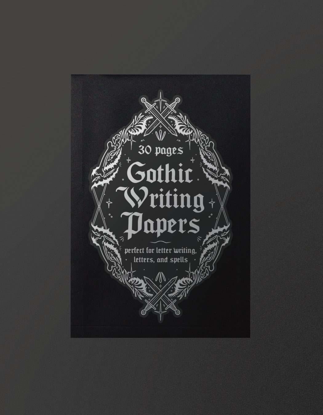 Gothic - Writing Paper Pack