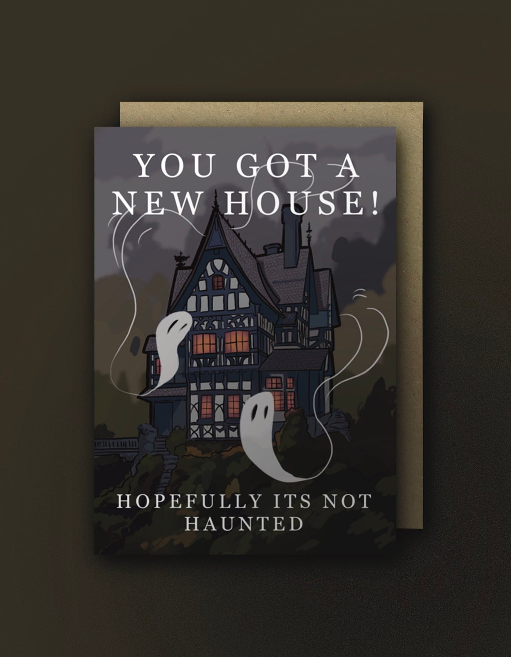 Haunted New House - Housewarming Card