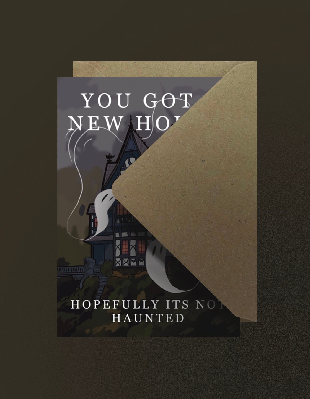 Haunted New House - Housewarming Card