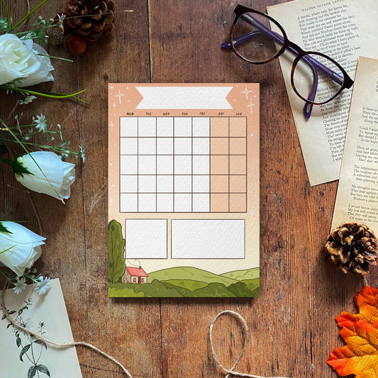 Sunset House Monthly Planner