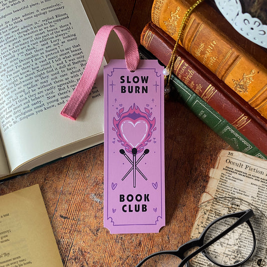 Slow Burn Book Club Bookmark