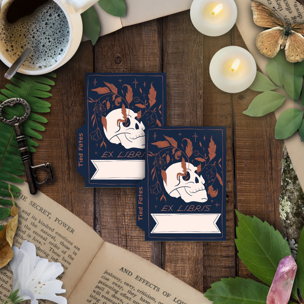 Rebirth Sticker Crow Hoard Book Plate Sticker | Tied Fates Stationery