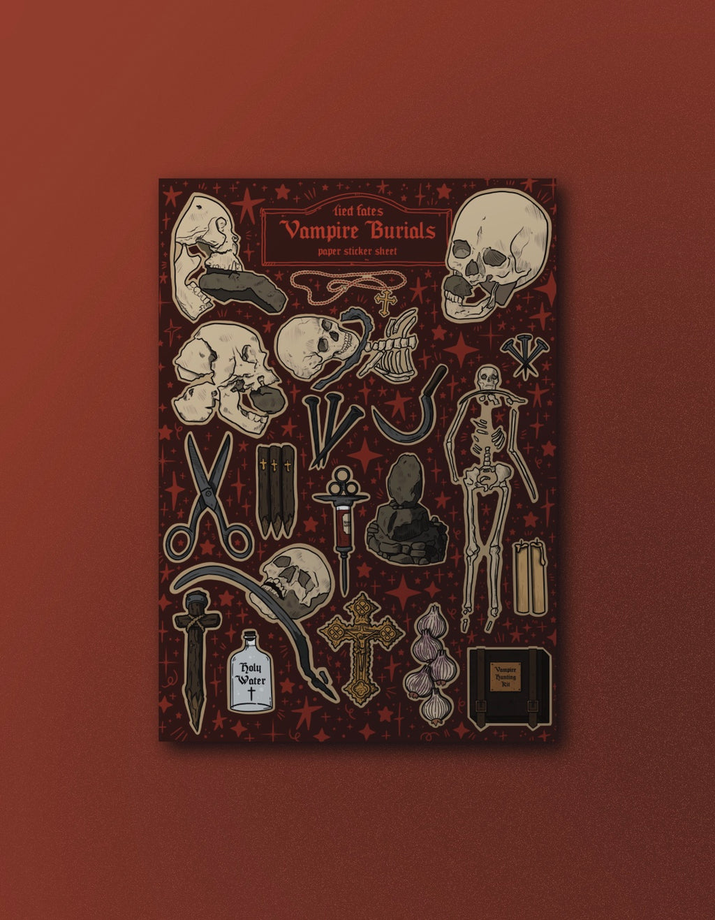 Vampire Burials - Sticker Sheet