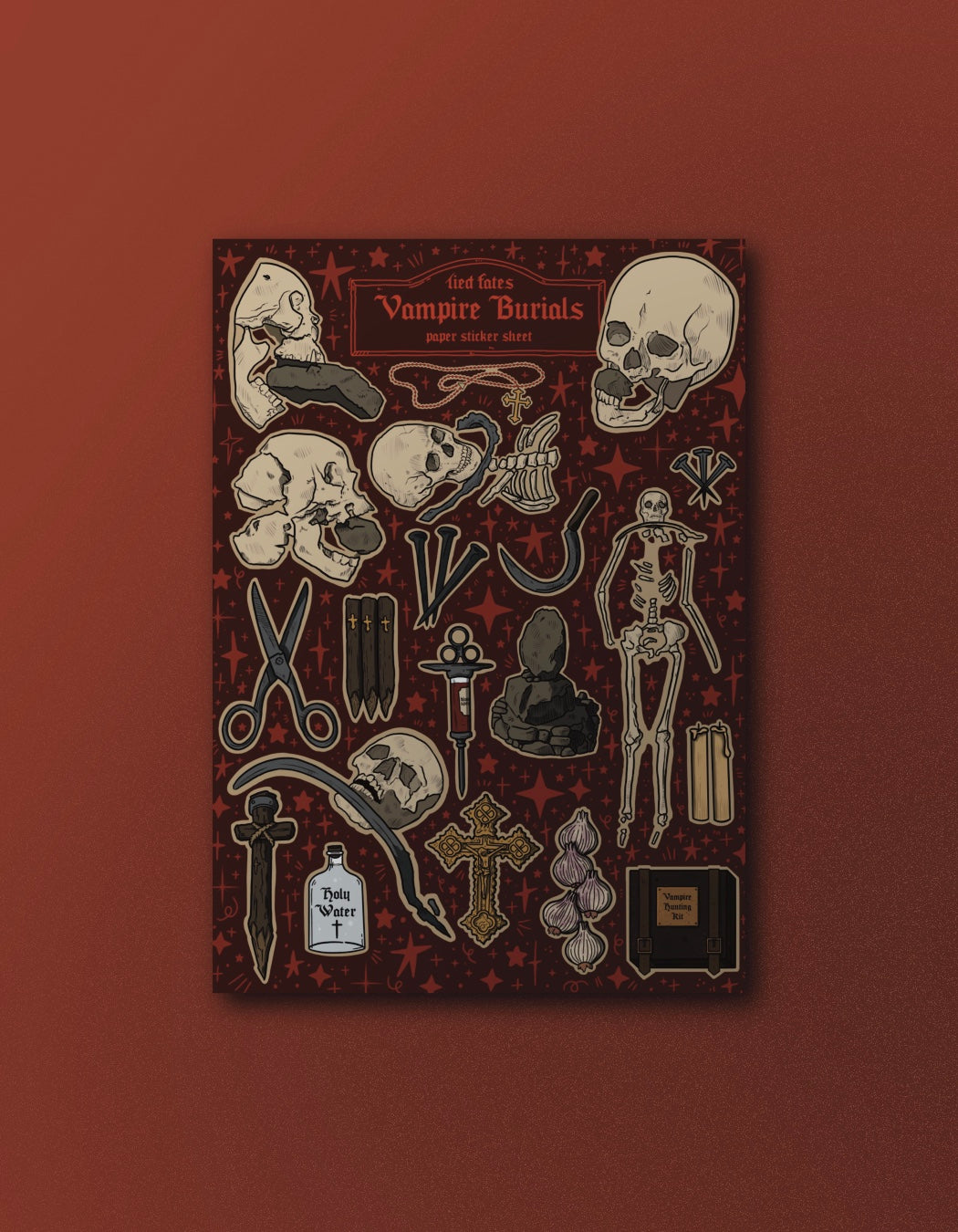 Vampire Burials - Sticker Sheet