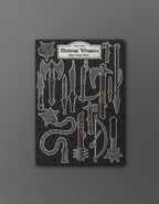 Medieval Weapons - Sticker Sheet