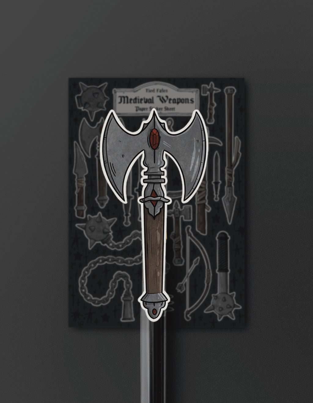 Medieval Weapons - Sticker Sheet