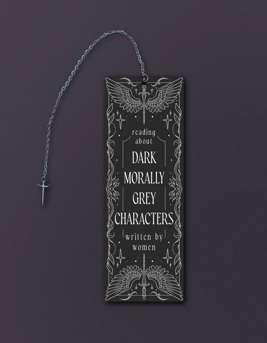 Morally Grey Characters - Chain Bookmark