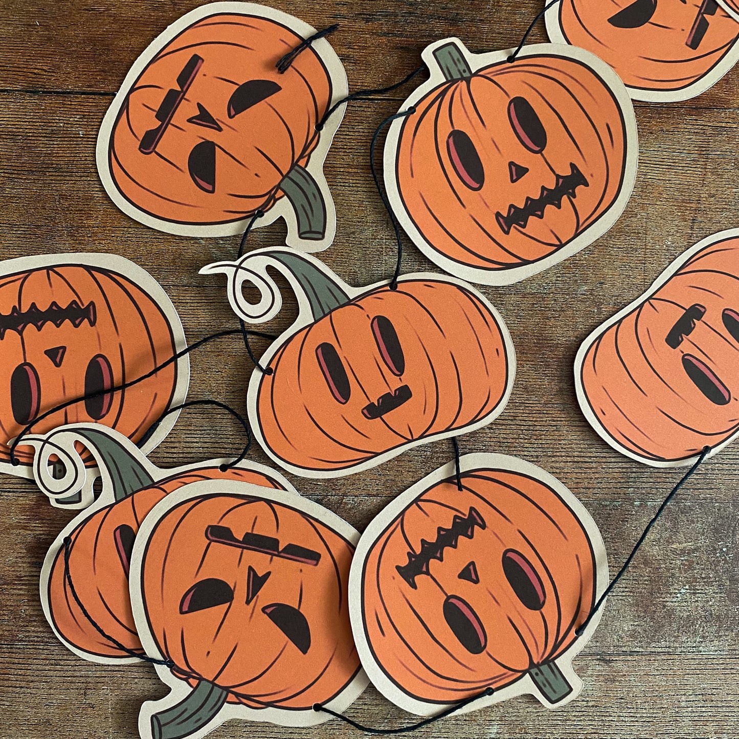 Pumpkin Garland