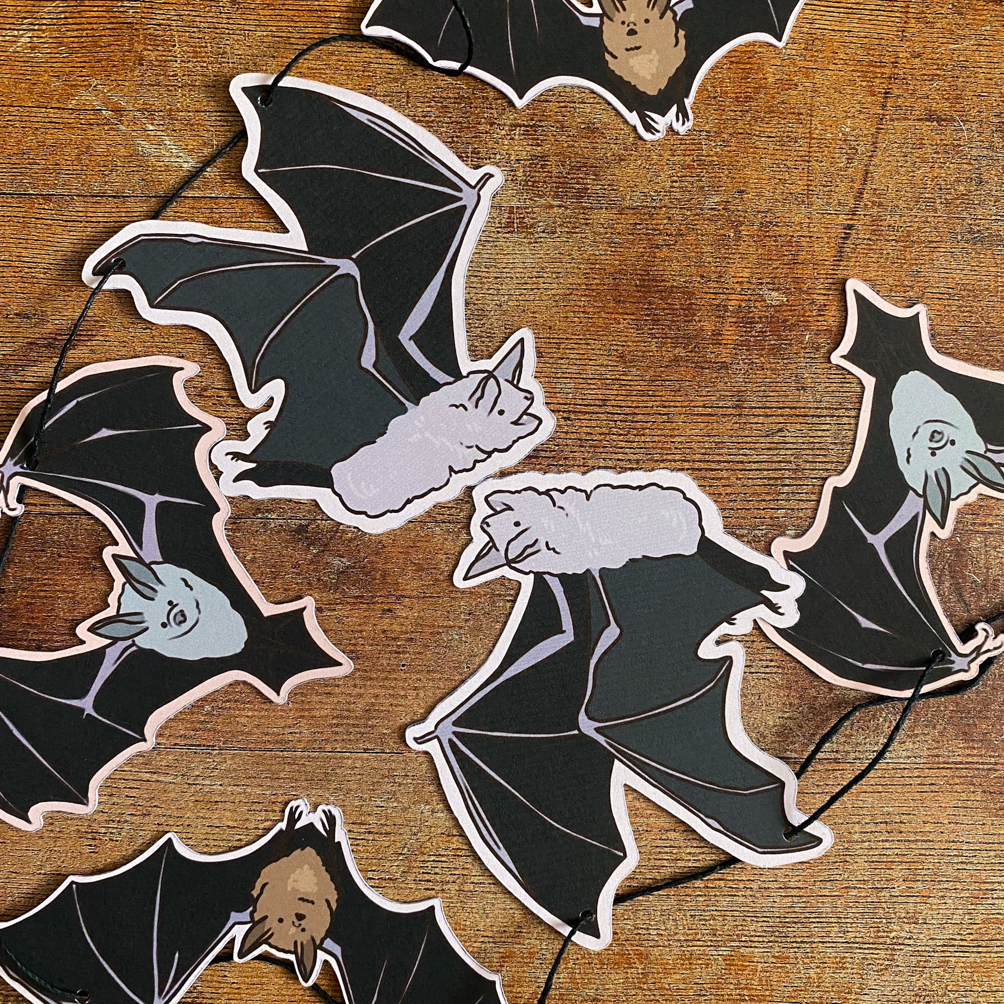 Bat Paper Garland