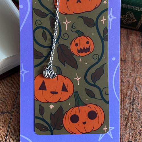 Autumn Pumpkin, Chain Bookmark
