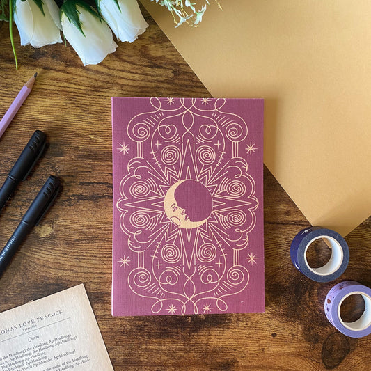Autumn Moon, A5 Softcover Notebook