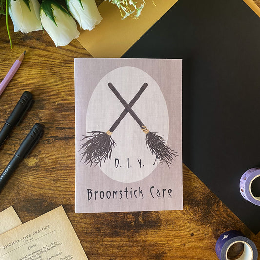 DIY Broomstick Care, Softcover Notebook