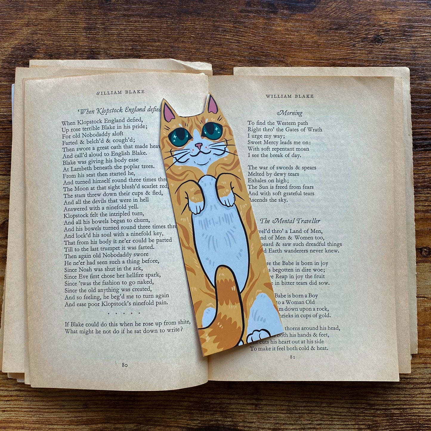 Ginger Cat Bookmark