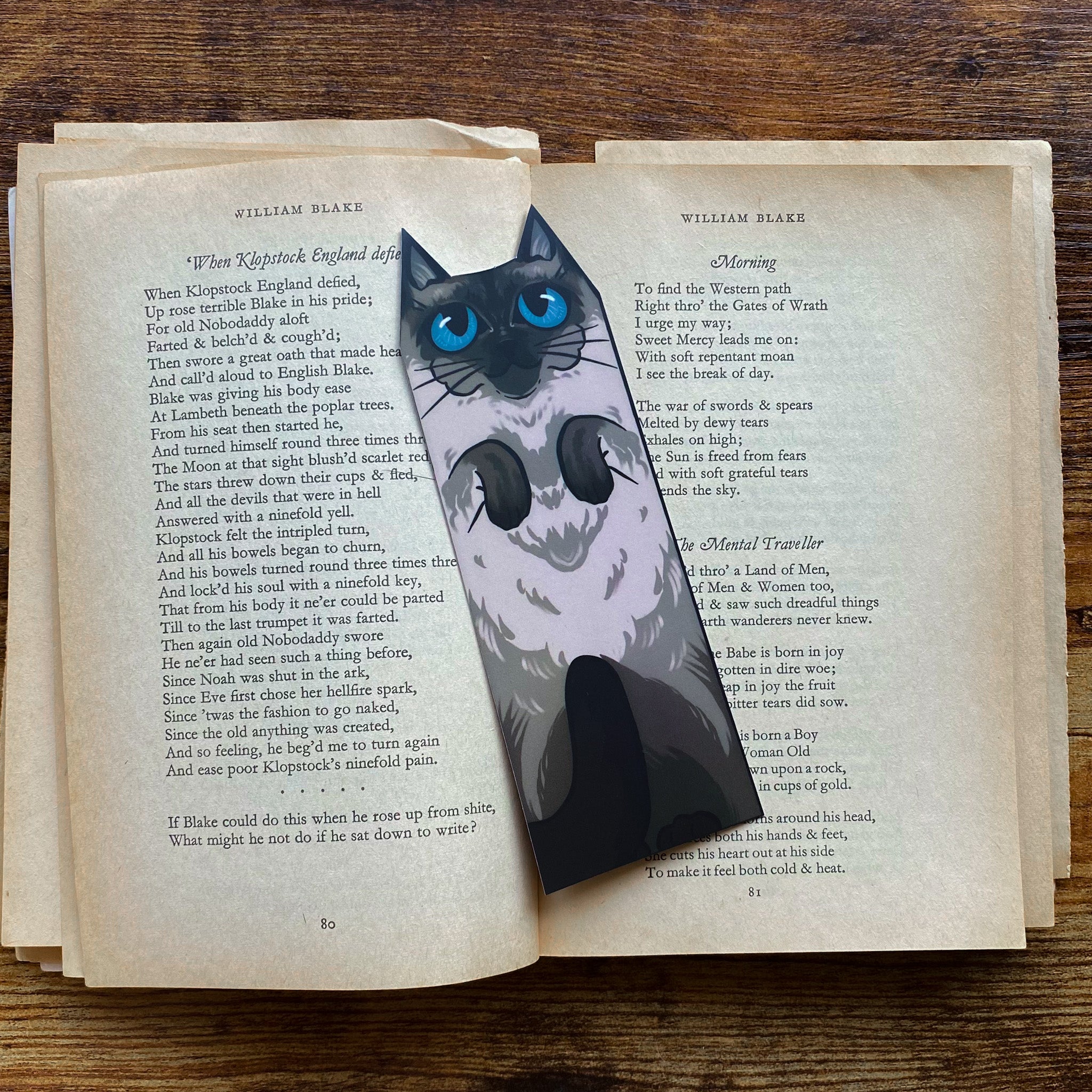 Siamese Cat Familiar Bookmark