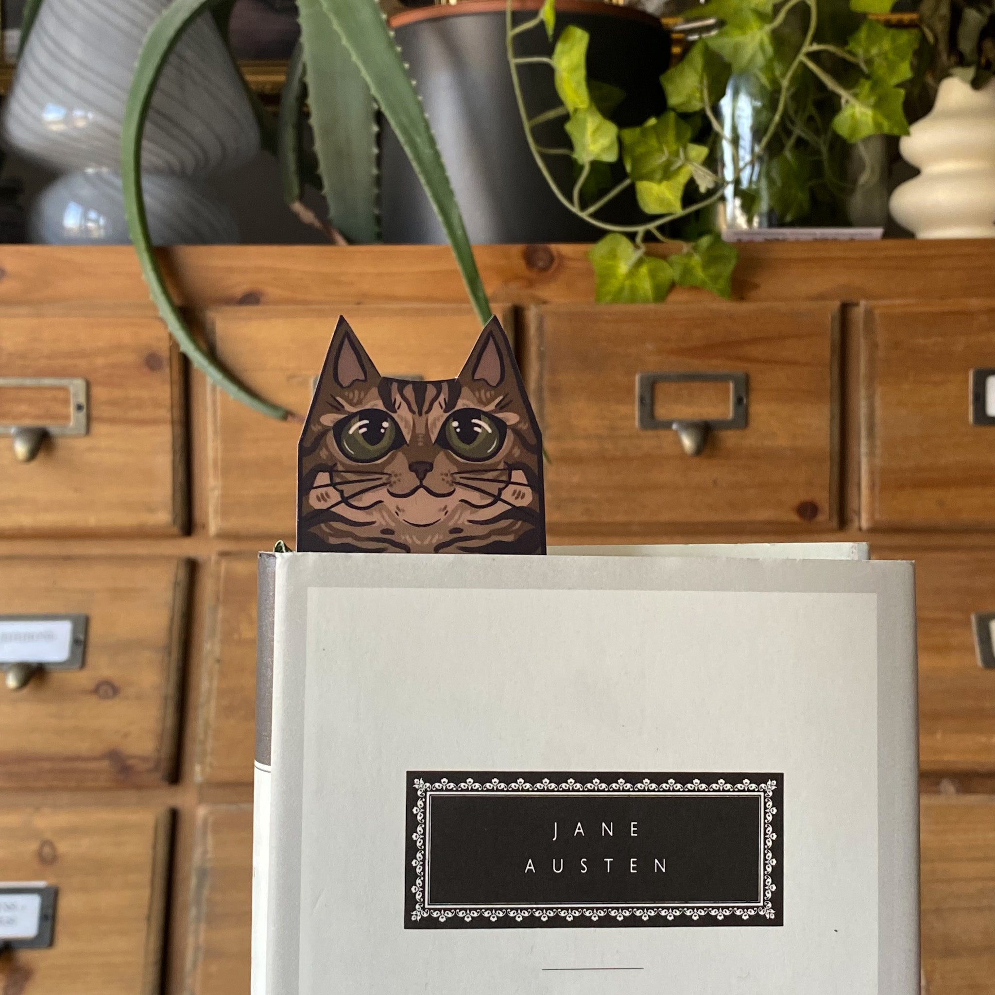 Full Tabby Cat Familiar Bookmark
