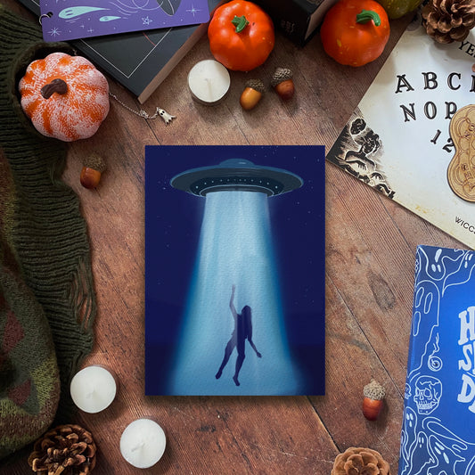 Alien Abduction, Human, Art Print