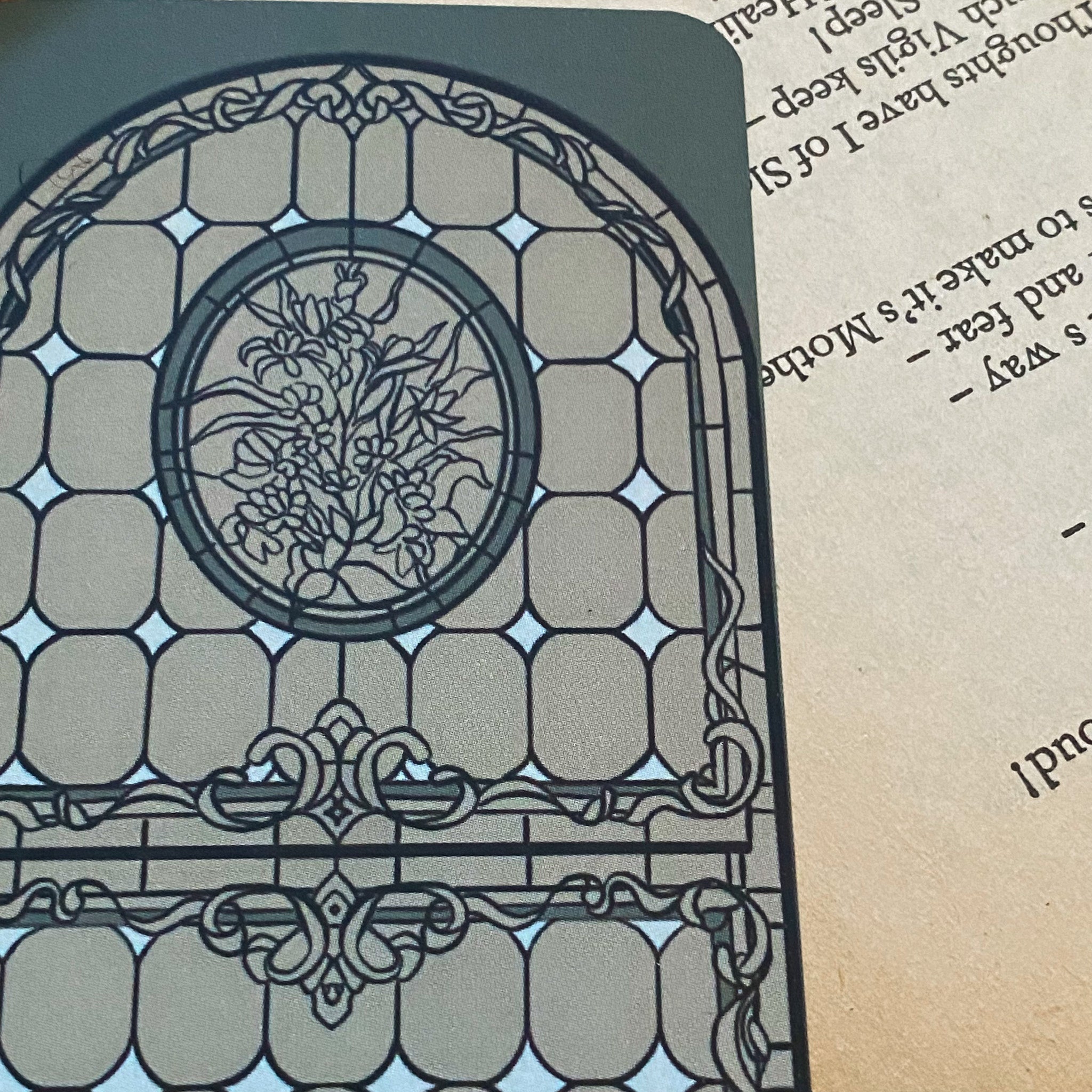 Stained Glass Window Bookmark