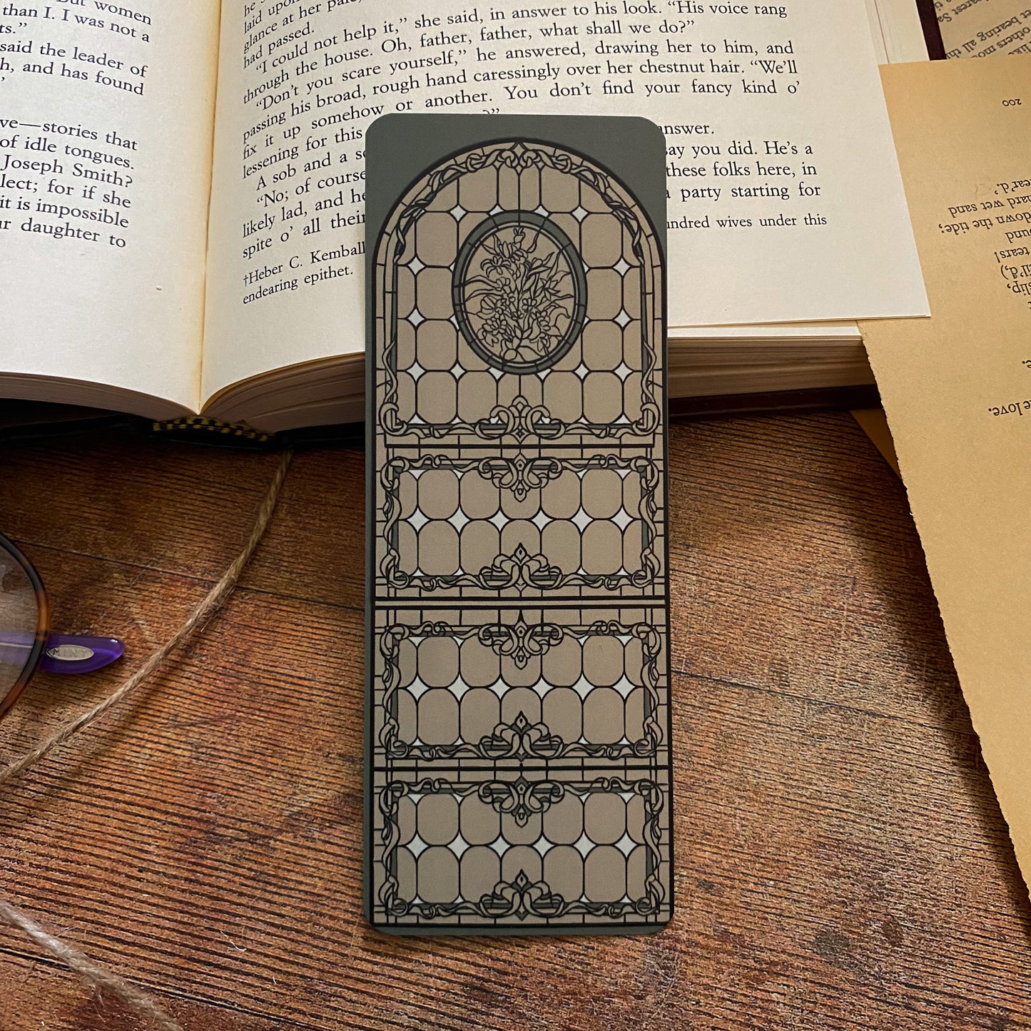 Stained Glass Window Bookmark
