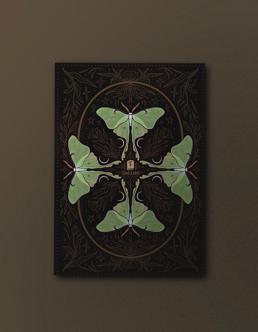 Lunar Moth - Softcover Notebook