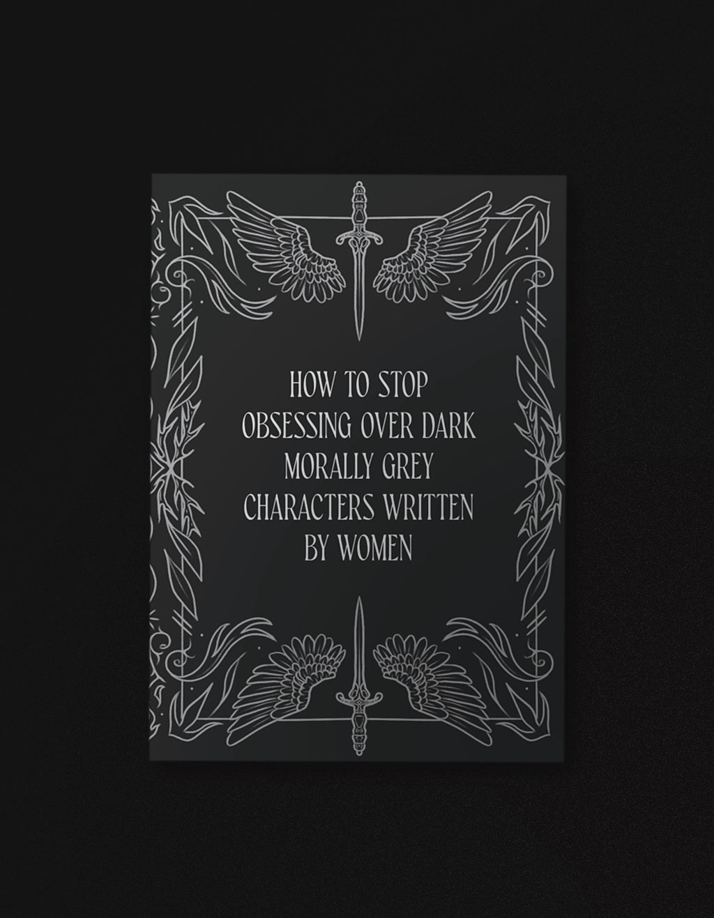 Dark, Morally Grey Characters -  Softcover Notebook