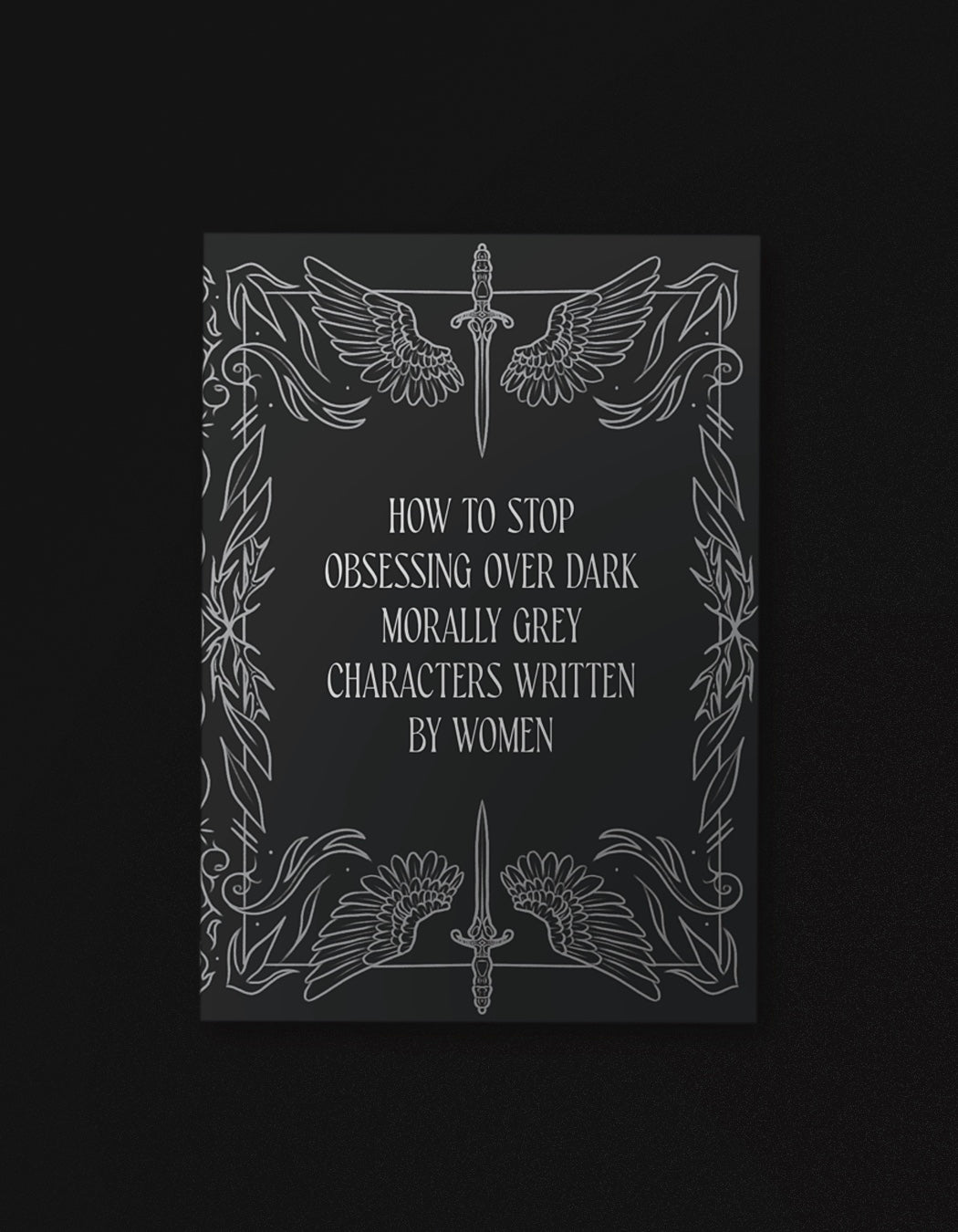 Dark, Morally Grey Characters -  Softcover Notebook