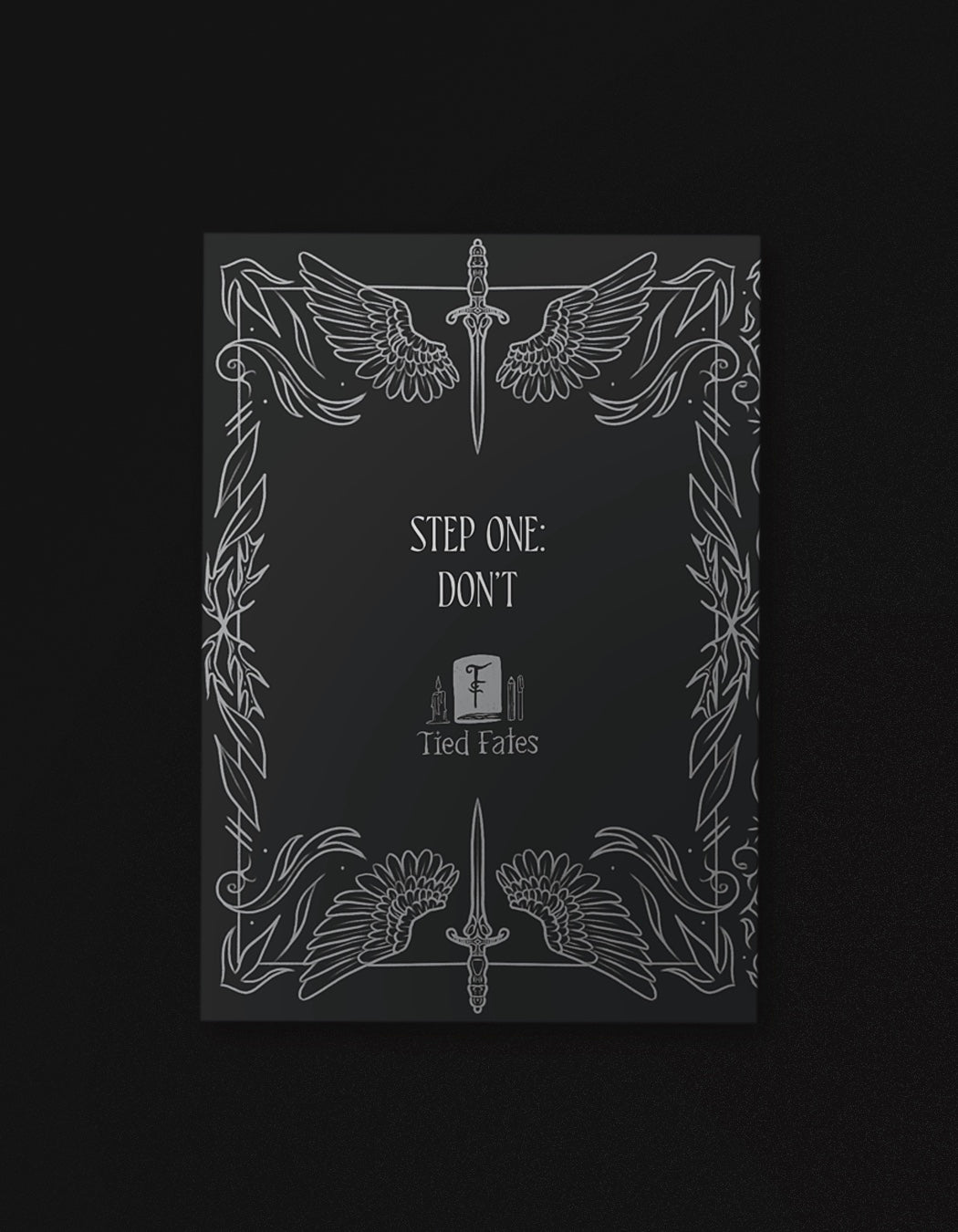 Dark, Morally Grey Characters -  Softcover Notebook