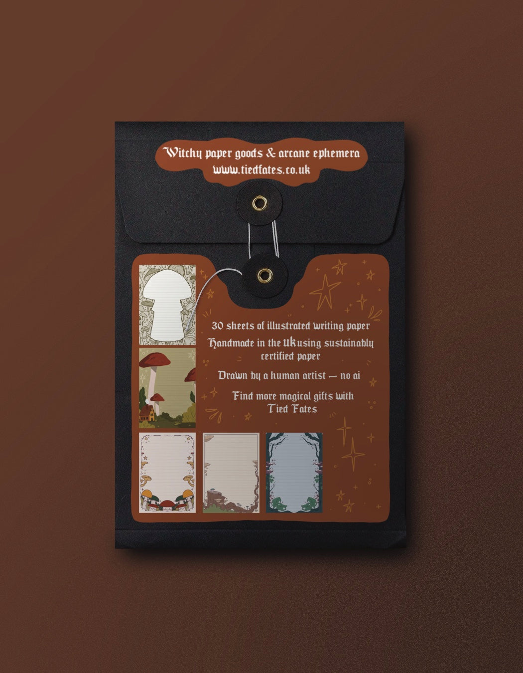 Mushroom Writing Paper Pack