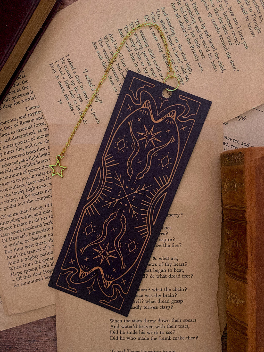 Snake Celestial - Chain Bookmark