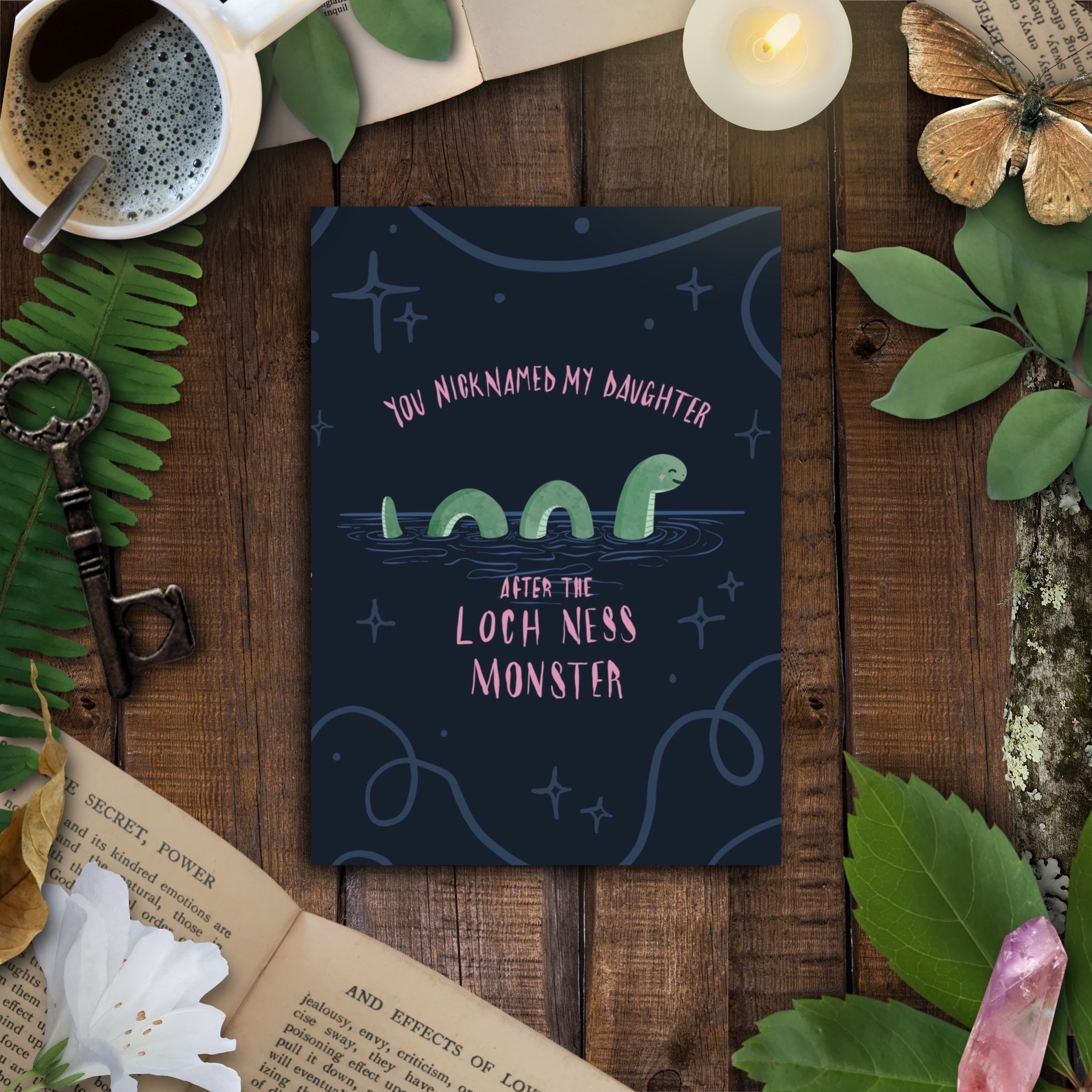 Nessie?!, Twilight Inspired, A5 Handmade Notebook