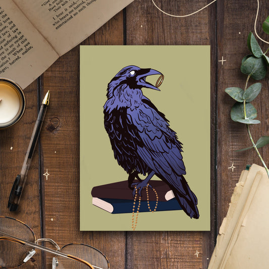 Crow Hoard, A5 Softcover Notebook