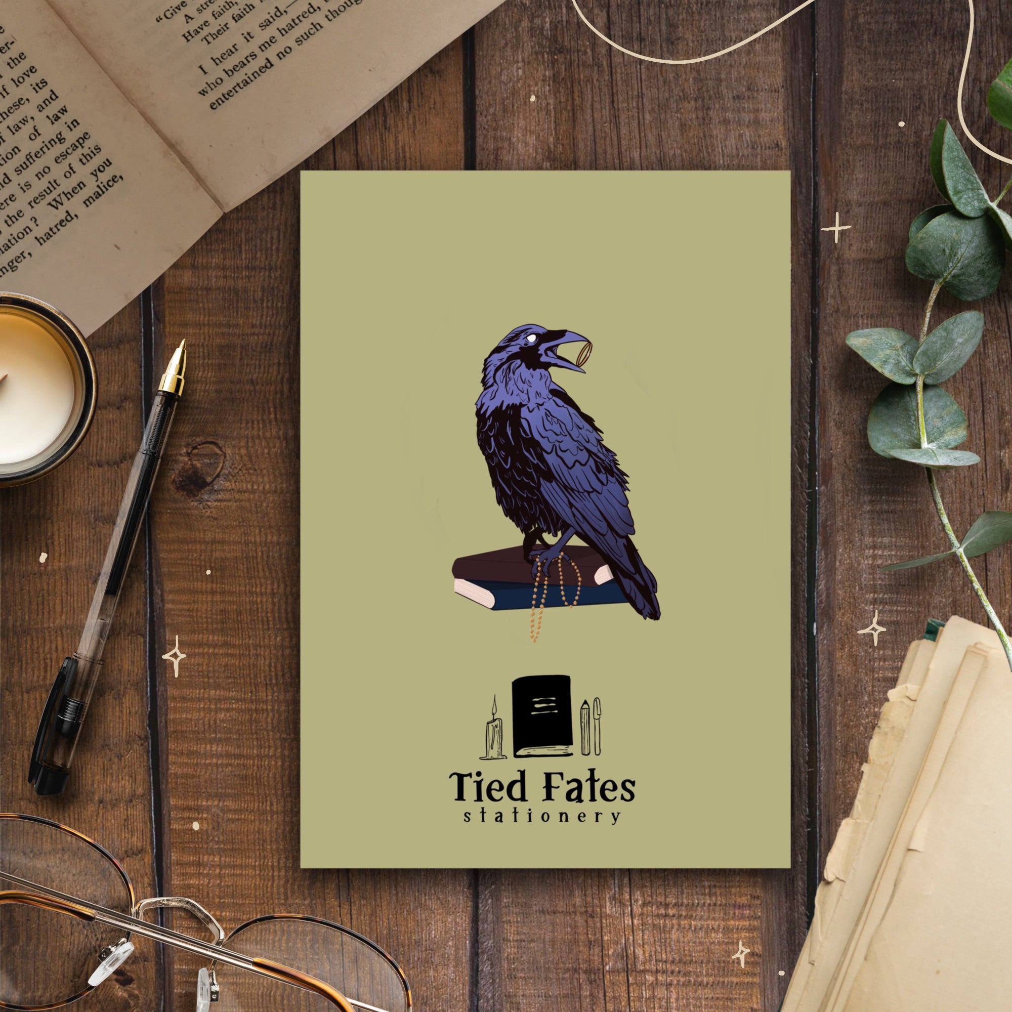 Crow Hoard, A5 Softcover Notebook