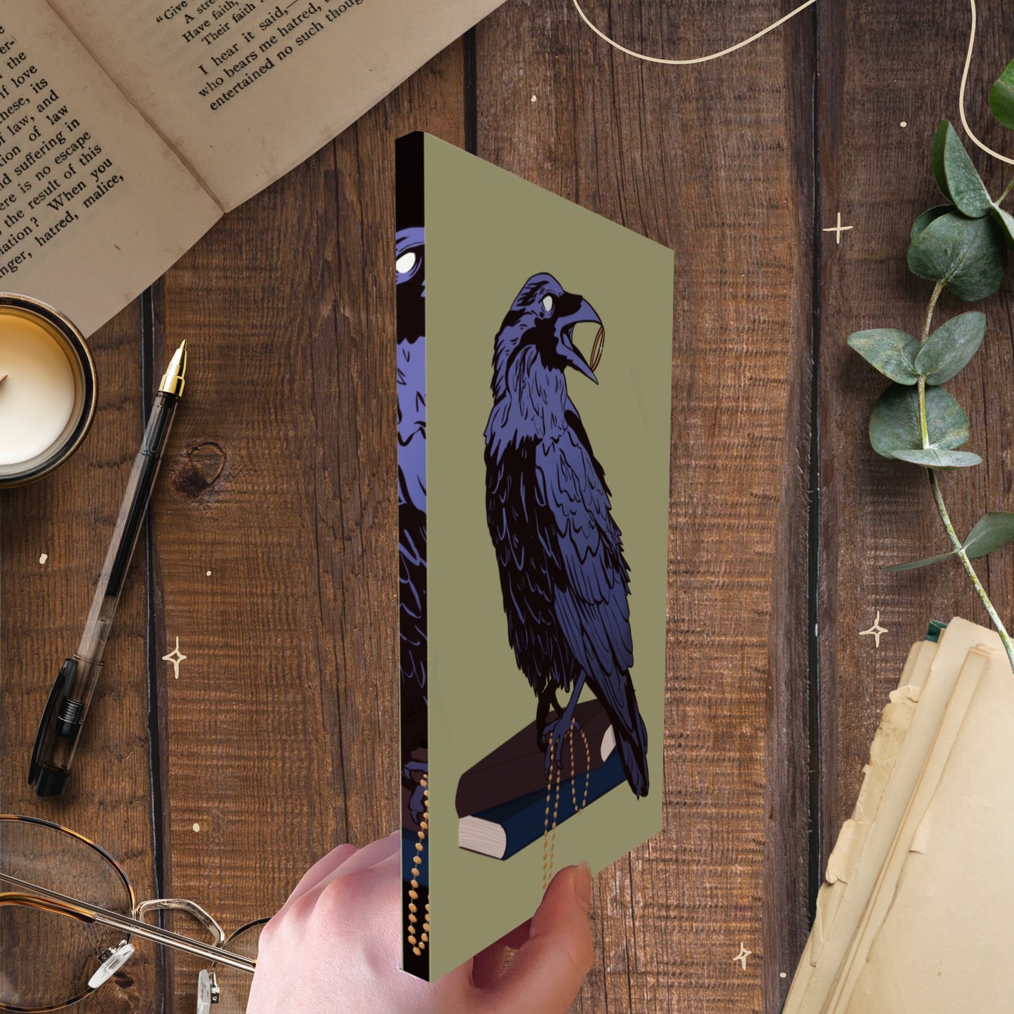 Crow Hoard, A5 Softcover Notebook