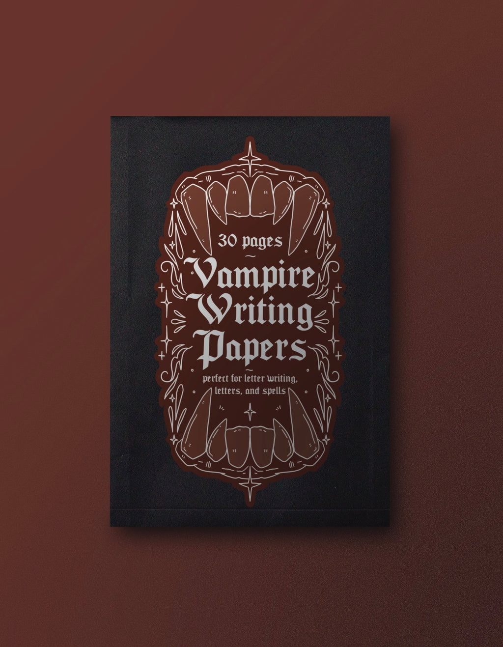 Vampire - Writing Paper Pack