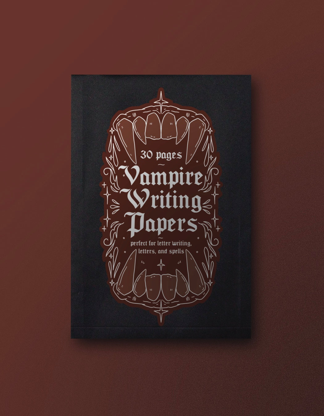 Vampire - Writing Paper Pack