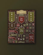 Medieval Planning Banner - Sticker Sheet (Autumn)