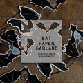 Bat Paper Garland
