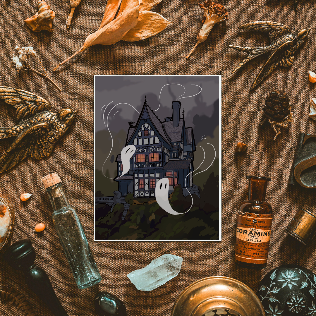 Haunted House Art Print