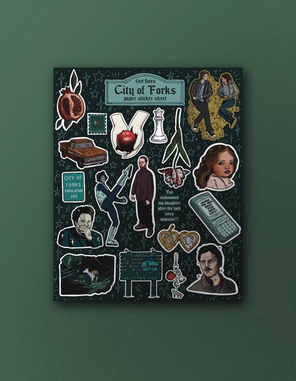 City of Forks - Sticker Sheet