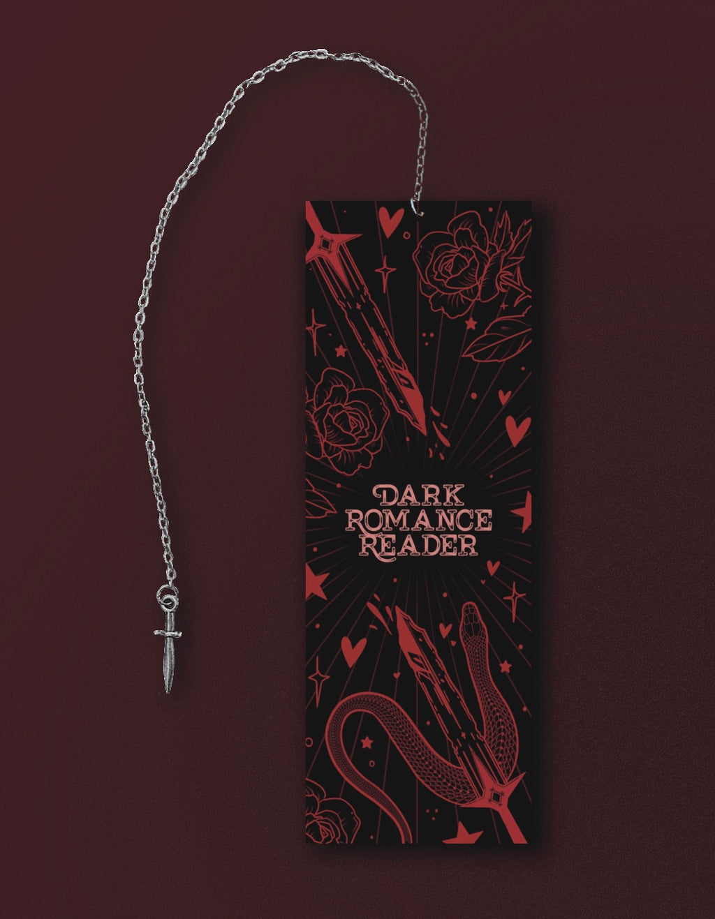 Dark Romance Reader - Chain Bookmark